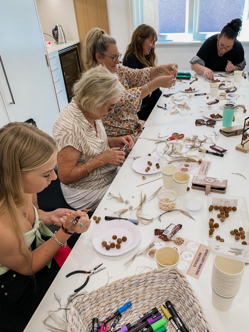 Create & Sip Workshop: Emu Feather, Native Seeds & Shells Jewellery Making (BOWRAL, NSW)